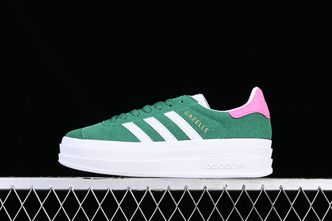 Adidas [IG3136]-[ADIDAS ORIGINALS GAZELLE BOLD WHITE/PINK/GREEN]-[WOMAN:36-40], photo 1