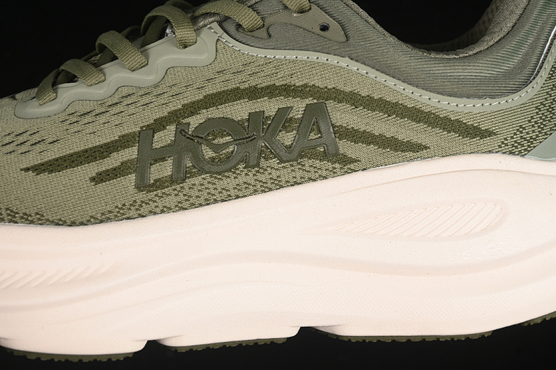 On Running [1162011 SSSC]-[HOKA ONE BONDI 9 WHITE/GREEN]-[WOMAN:36-39]-[MAN:40-45] - Image 8