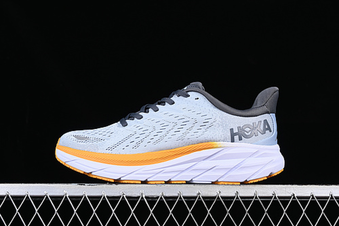 On Running [1119393 BFPA]-[HOKA ONE CLIFTON 8 WHITE/BLACK/YELLOW]-[WOMAN:36-39]-[MAN:40-45], photo 1