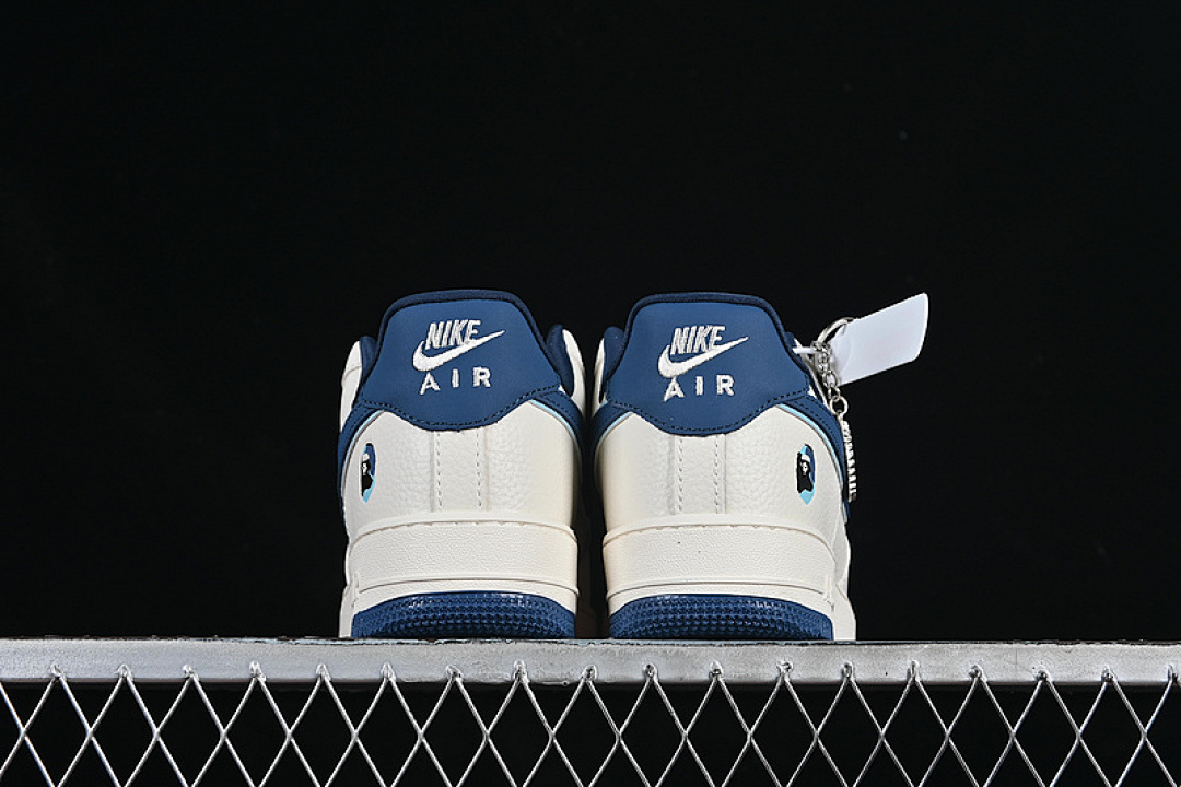 Nike [KB1688-002]-[AIR FORCE 1 07 LOW BAPE WHITE/BLUE]-[WOMAN:36-39]-[MAN:40-45] - Image 14