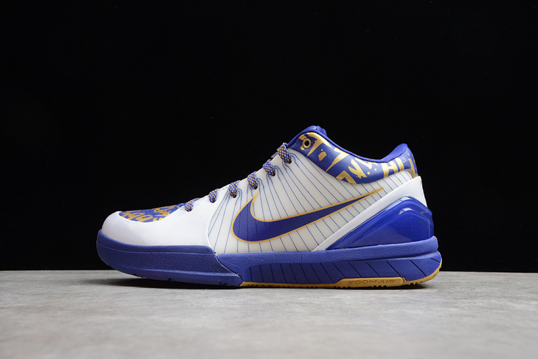 Nike [354187-141]-[KOBE 4 NBA FINAL MVP HOME WHITE/VARSITY PURPLE-METALLIC (GOLD]), photo 1