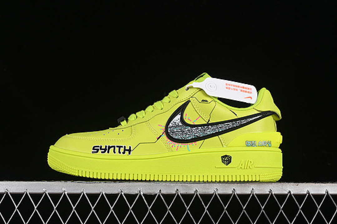 Nike Nike AMBUSH X AIR FORCE 1 07 LOW PUNK FUTURE BLACK/GREEN/GREY · DV3464-010, photo 1