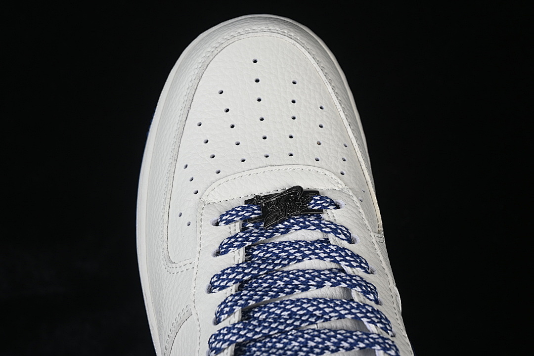 Nike [XY9025-011]-[AIR FORCE 1 07 LOW CASUAL SNEAKERS WHITE/BLUE/RED]-[WOMAN:36-39]-[MAN:40-45] - Image 10