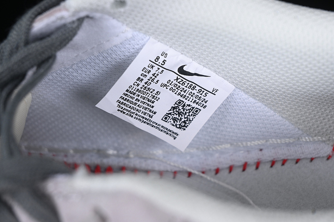 Nike [XZ6188-915]-[AIR FORCE 1 07 LOW WHITE/GREY]-[WOMAN:36-39]-[MAN:40-45] - Image 6