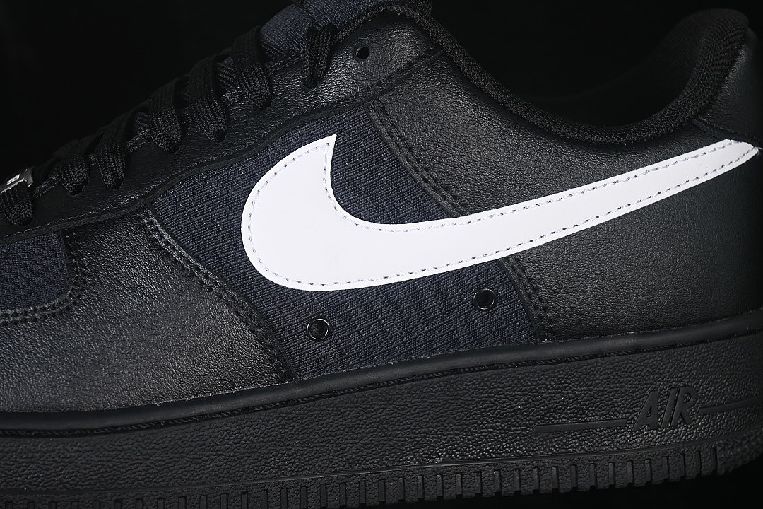 Unbranded [IR0952-001]-[AIR FORCE 1 07 LOW CASUAL SNEAKERS BLACK/WHITE/BLACK]-[WOMAN:36-39]-[MAN:40-45] - Image 8