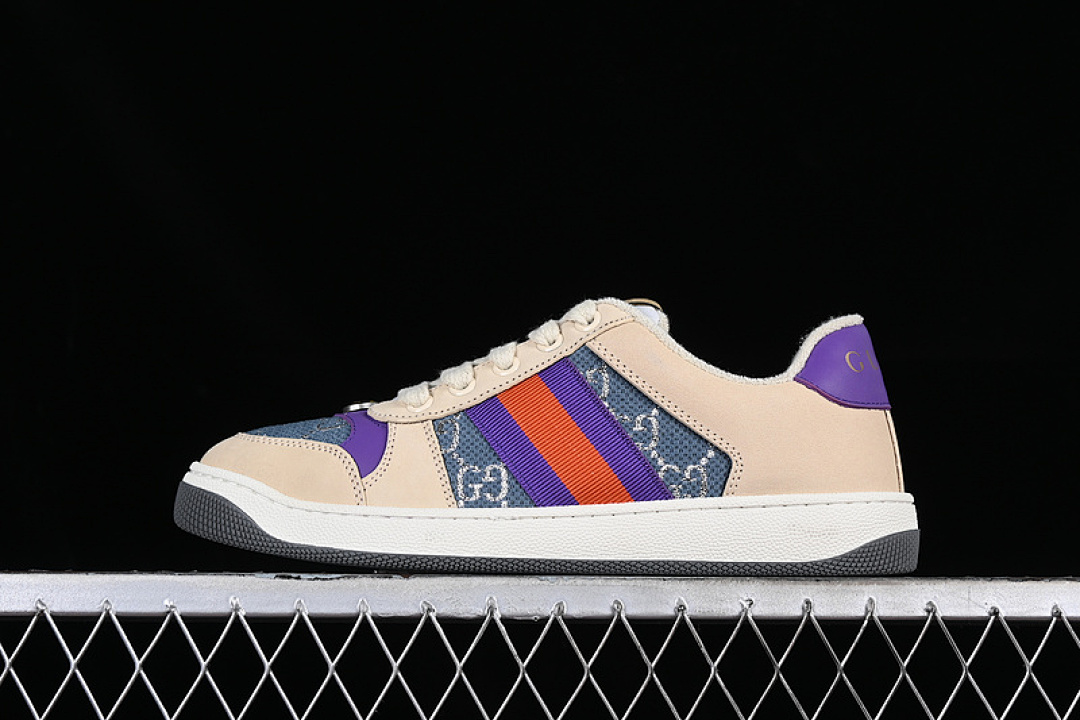 Gucci [9Y9209443]-[GU*CCI DISTRESSED SCREENER SNEAKER WHITE/BROEN/PURPLE/RED/GREEN]-[WOMAN:35-40] - Image 17
