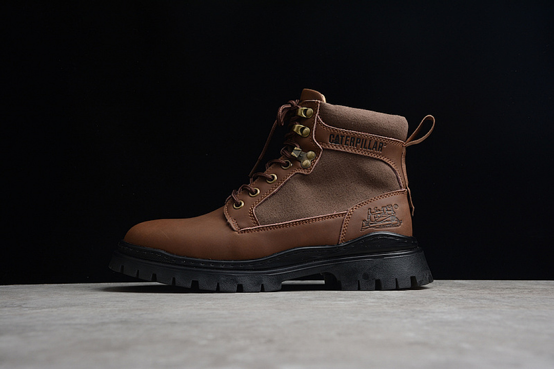 Timberland Timberland CAT HIGH-TOP MARTENS BOOTS DARK BROWN/DARK BROWN/BLACK · P717809, photo 1