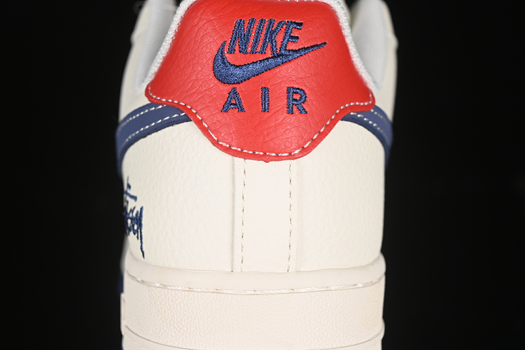 Nike [JJ2508-716]-[AIR FORCE 1 07 LOW WHITE/BLUE/RED]-[WOMAN:36-39]-[MAN:40-45] - Image 7