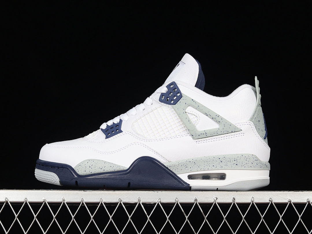 Jordan [DH6927-140]-[AIR JORDAN 4 RETRO WHITE/MIDNIGHT NAVY/LIGHT SMOKE GREY/FIRE RED]-[MAN:40-47.5], photo 1