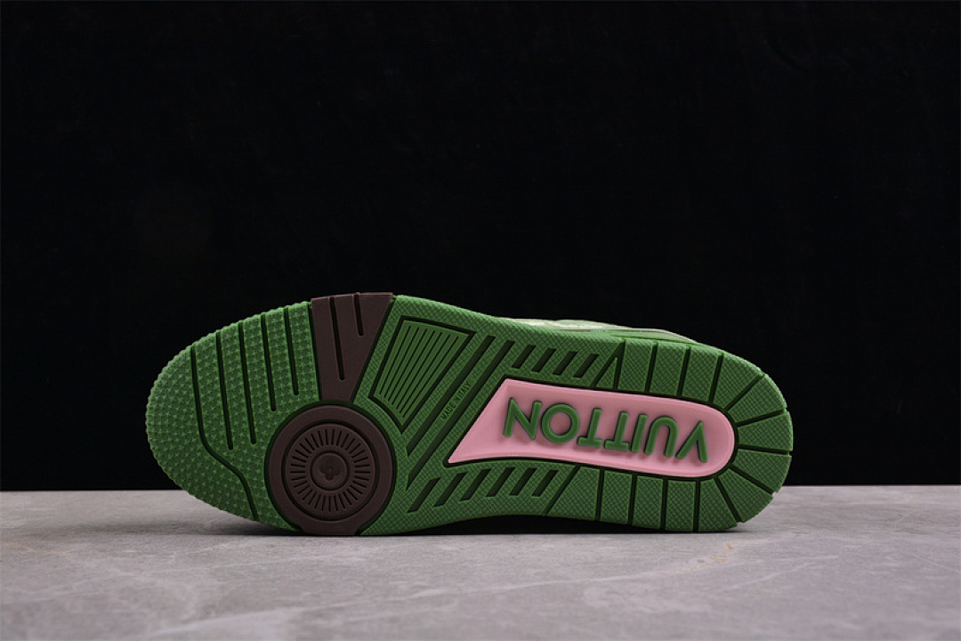 Louis Vuitton [2024TRAINER L*V LOUIS VUITTON TRAINER YELLOW/GREEN/PINK]-[MAN:38-45] - Image 13