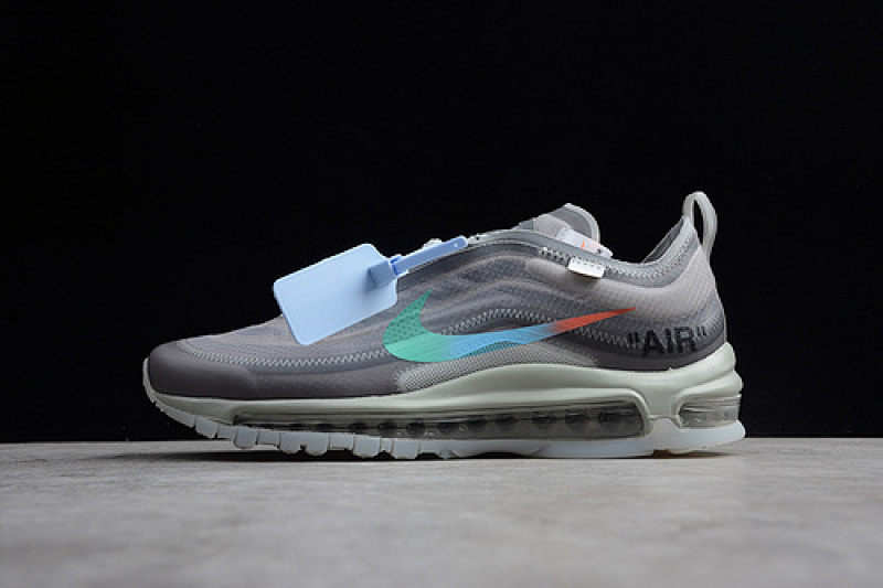 Off-White Nike THE 10:AIR MAX 97 OG X OFF WHITE MENTA-WOLF GREY · AJ4585-101, photo 1