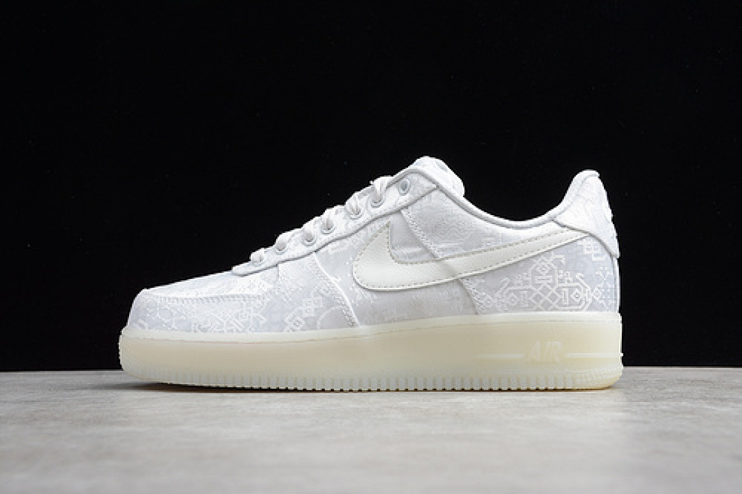 Nike Nike CLOT X AIR FORCE 1 LOW PREMIUM WHITE/WHITE · A09286-100, photo 1
