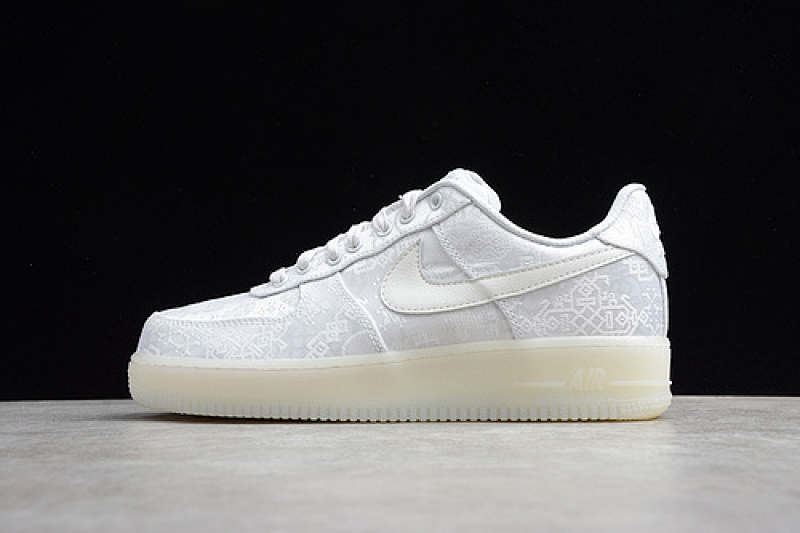 Nike Nike CLOT X AIR FORCE 1 LOW PREMIUM WHITE/WHITE · A09286-100, photo 1