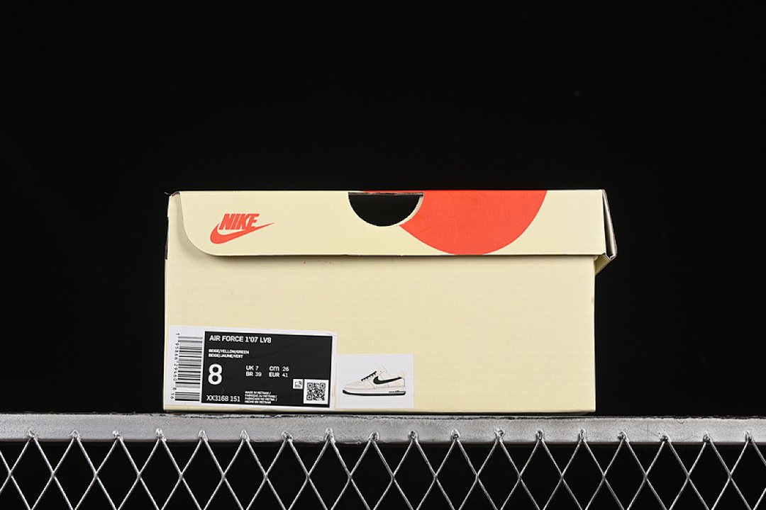 Nike [XX3168-151]-[AIR FORCE 1 07 LOW GREEN/GOLD/WHITE]-[WOMAN:36-39]-[MAN:40-45] - Image 12