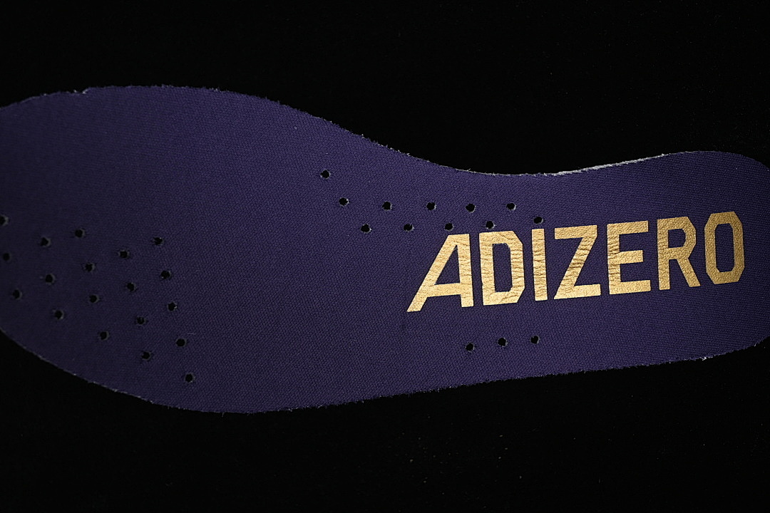 Adidas [KH6359]-[ADIZERO ADIOS PRO 4 CLOUD WHITE/GOLD METALLIC/PURPLE]-[WOMAN:36-39]-[MAN:40-46] - Image 4
