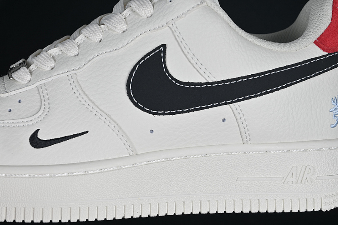 Nike [CS5288-025]-[AIR FORCE 1 07 LOW WHITE/BLACK/RED]-[WOMAN:36-39]-[MAN:40-45] - Image 8