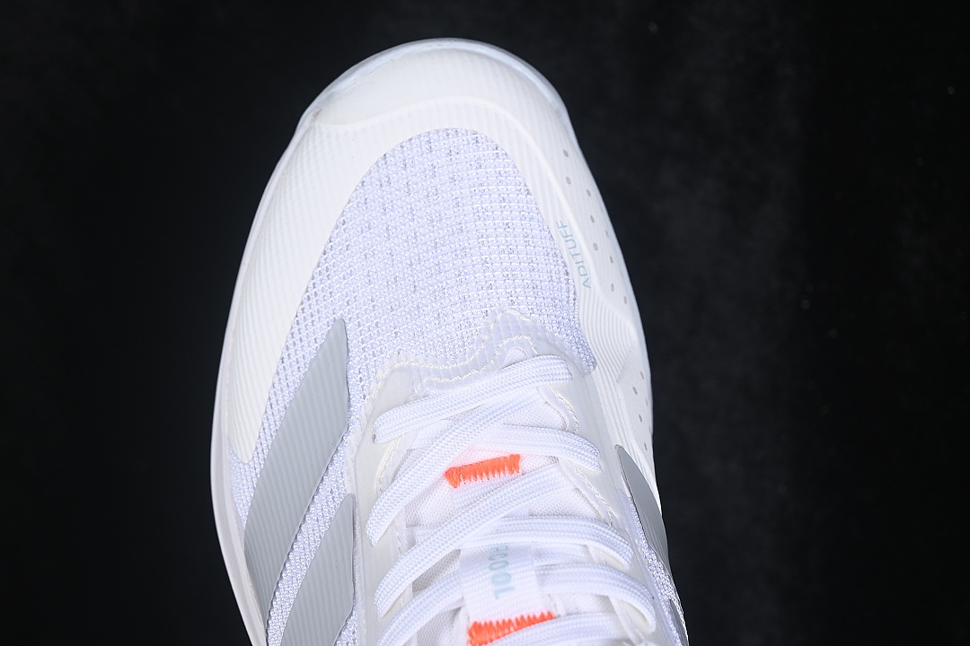 On Running [JR1755]-[UBERSONIC 5 COMFORTABLE TENNIS SHOES LIGHT GRAY/ORANGE]-[WOMAN:36-39]-[MAN:40-47] - Image 9