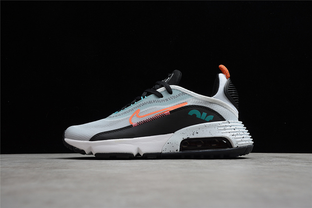 Nike AIR MAX 2090 WHITE/BLACK/AQUAMARINE/TURF ORANGE · CZ1708-100, photo 1