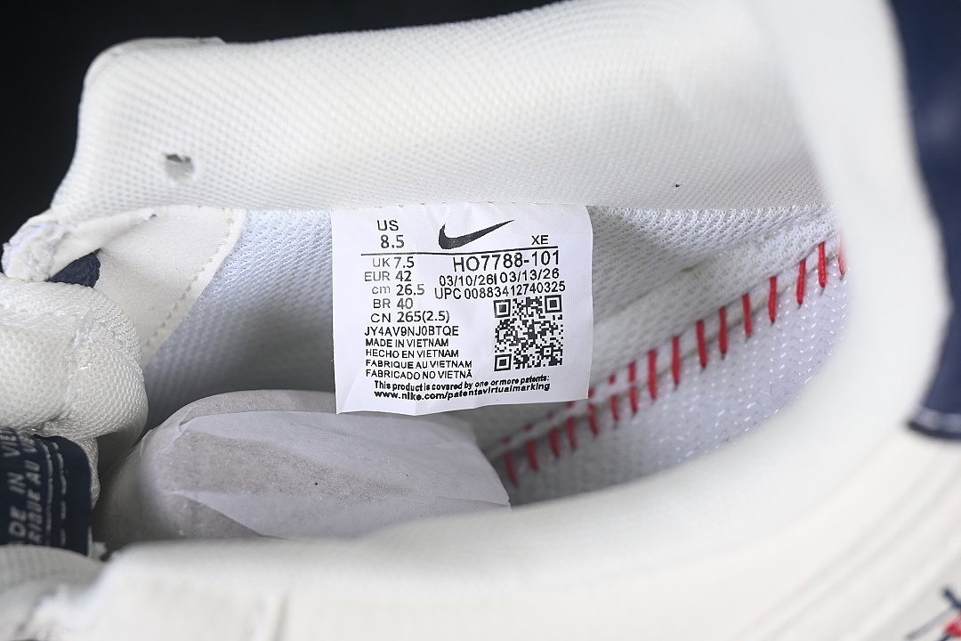 Nike [HO7788-101]-[AIR FORCE 1 07 LOW CASUAL SNEAKERS NAVY BLUE/WHITE]-[WOMAN:36-39]-[MAN:40-45] - Image 5