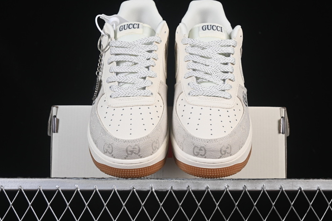 Nike [DK0188-084]-[AIR FORCE 1 07 LOW TOP CASUAL SNEAKERS GREY/WHITE]-[WOMAN:36-39]-[MAN:40-45] - Image 12
