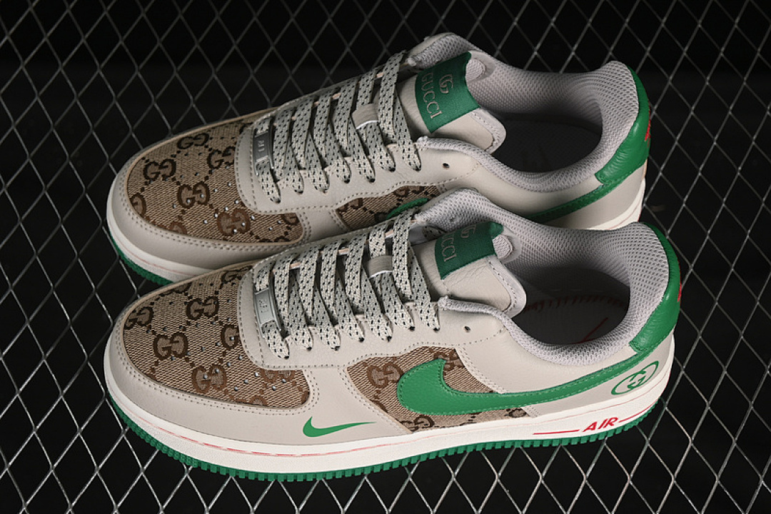 Nike [LW9279-003]-[AIR FORCE 1 07 LOW GREY/BROWN/GREEN]-[WOMAN:36-39]-[MAN:40-45] - Image 11