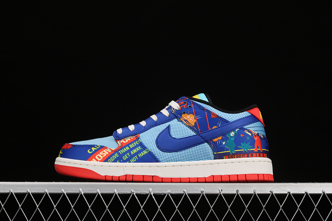 Unbranded [DH4966-446]-[SB DUNK LOW CHINESE NEW YEAR FIRECRACKER COPA/HYPER BLUE/CHILE (RED]), photo 1