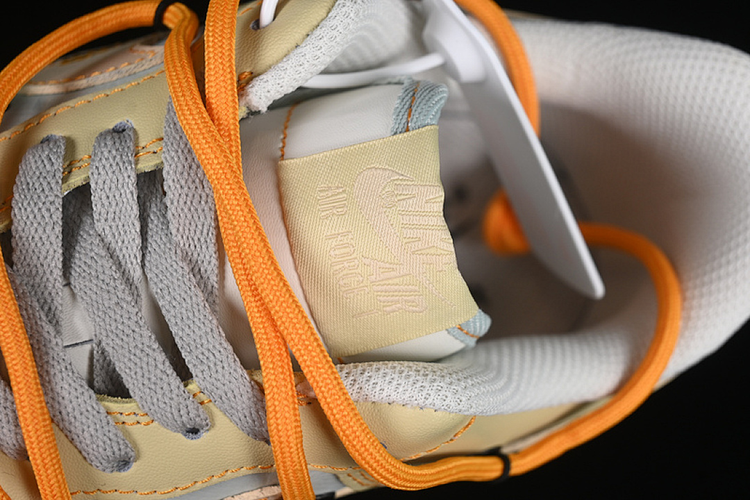 Nike [KS6896-111]-[AIR FORCE 1 07 LOW GARFIELD GREY/BEIGE/YELLOW]-[WOMAN:36-39]-[MAN:40-45] - Image 9