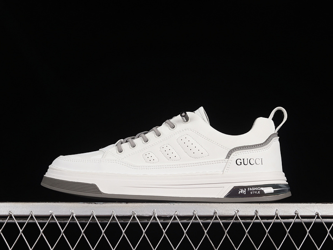 Unbranded [9Y9209666]-[GU*CCI 22SS FASHION SNEAKERS WHITE/WHITE/LIGHT GREY]-[MAN:39-44], photo 1