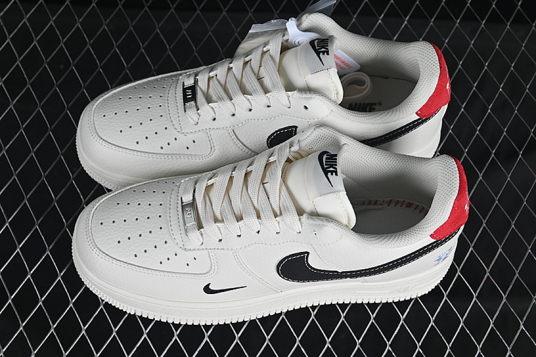Nike [CS5288-025]-[AIR FORCE 1 07 LOW WHITE/BLACK/RED]-[WOMAN:36-39]-[MAN:40-45] - Image 11