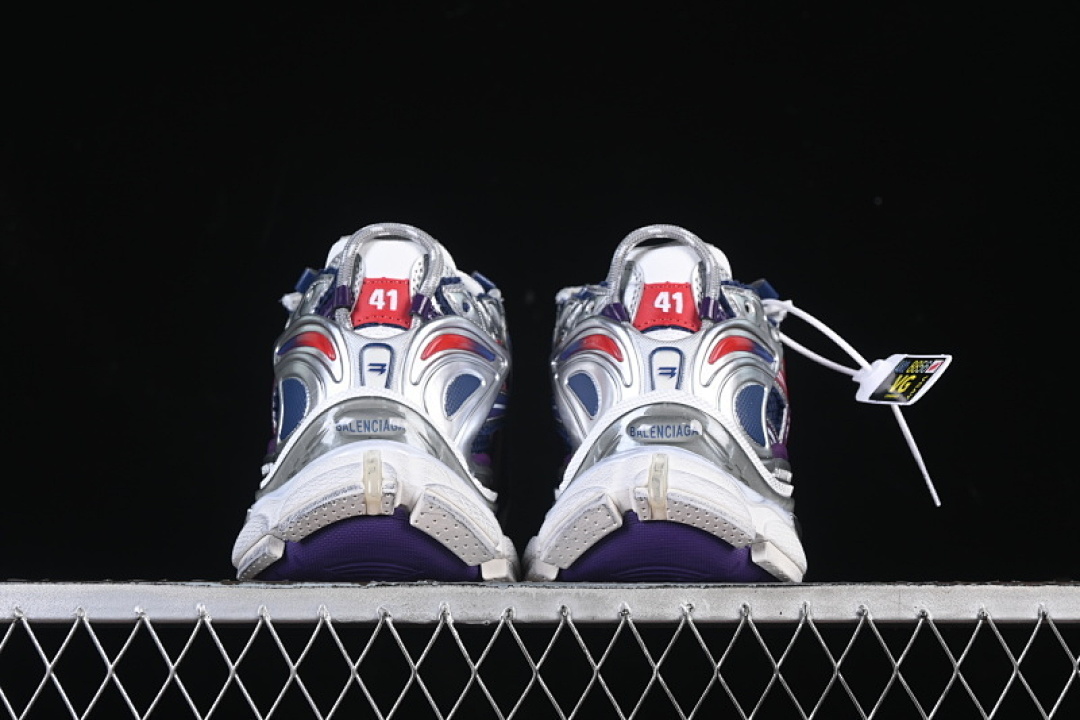 Balenciaga [WRUNG4610]-[BALENCIAGA RUNNER KITH FOUR.COLOR NAVE BLUE/SILVER/RED]-[WOMAN:35-39]-[MAN:40-46] - Image 14