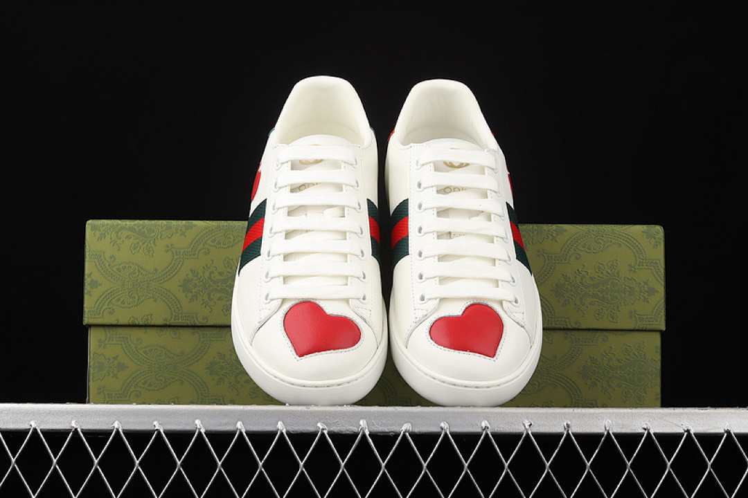 Gucci [GU*CCI ACE EMBROIDERED LOW-TOP SNEAKERS WHITE/RED/NAVY BLUE]-[WOMAN:35-39]-[MAN:40-44] - Image 13