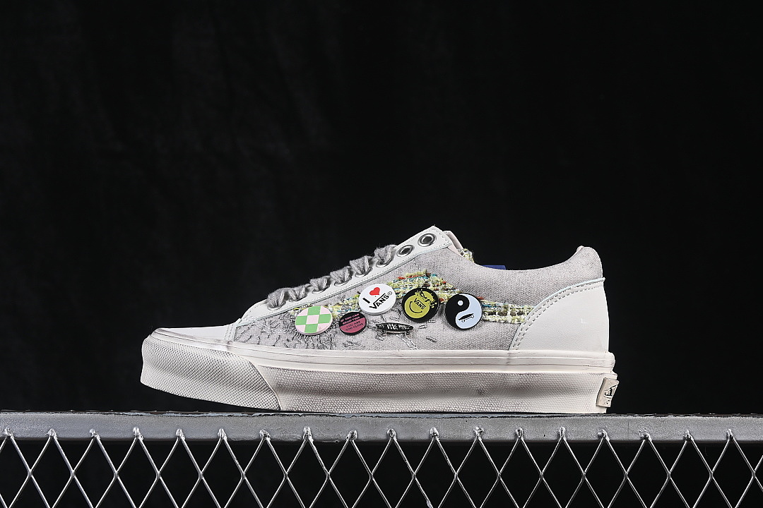 OLD SKOOL 36 CASUAL SKATE SHOES LIGHT GRAY/GREY · VN000E8V2N1, photo 1