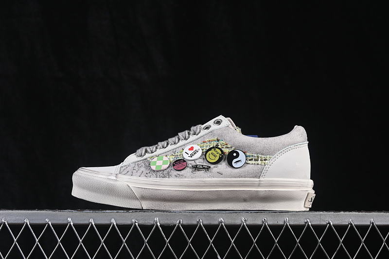 OLD SKOOL 36 CASUAL SKATE SHOES LIGHT GRAY/GREY · VN000E8V2N1, photo 1