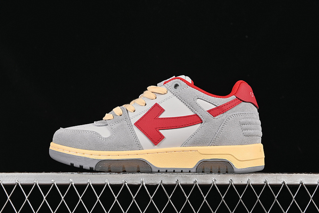 Hoka [OFF-WHITE OUT OF OFFICE GREY/RED/YELLOW]-[WOMAN:36-39]-[MAN:40-47] - Image 2