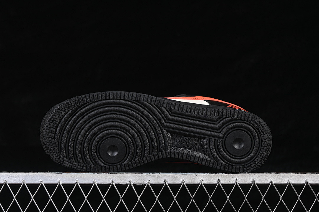 Nike [XD0028-018]-[AIR FORCE 1 07 LOW CASUAL SNEAKERS WHITE/BLACK/ORANGE]-[WOMAN:36-39]-[MAN:40-45] - Image 15