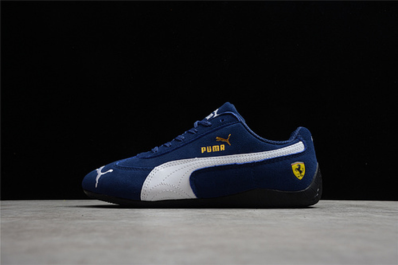 Puma Puma FUTURE CAT LEATHER SF NAVY BLUE/WHITE/GOLD · 300833-10, photo 1