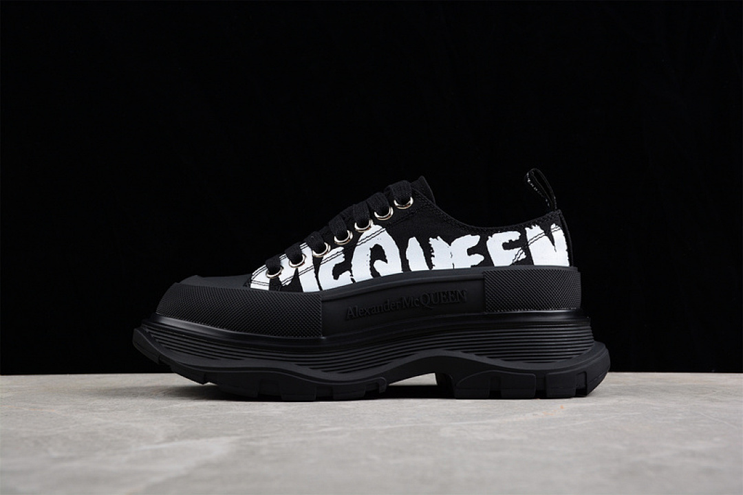 Alexander McQueen [ALEXANDER MCQUEEN SNEAKERS BLACK/BLACK/WHITE]-[WOMAN:35-39]-[MAN:40-44], photo 1