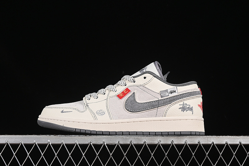 Jordan AIR Jordan 1 LOW WHITE/GREY · YX5066-315, photo 1
