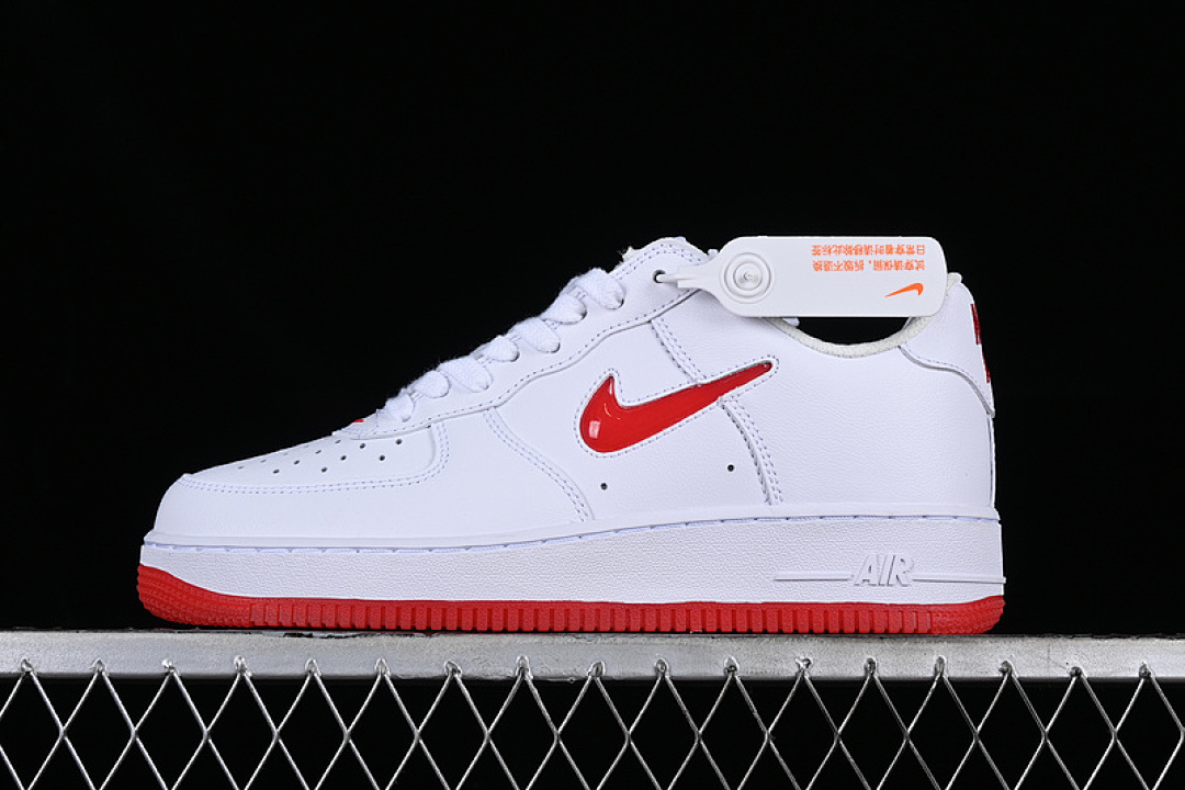 Nike [FN5924-101]-[AIR FORCE 1 07 LOW ROYAL JEWEL WHITE/RED]-[WOMAN:36-39]-[MAN:40-45], photo 1
