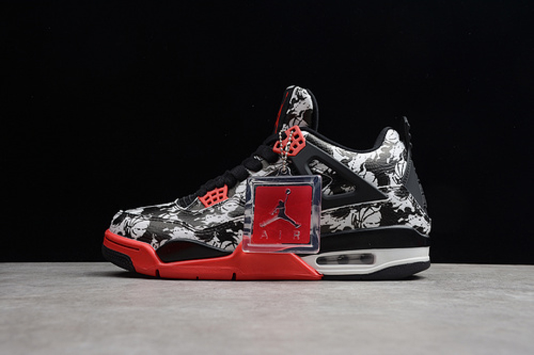 Jordan [101-99-110][BQ0897-006][AIR JORDAN 4 RETRO SINGLES DAY/TATTO BLACK/FIRE RED-BLACK-WHITE][MAN:40-46], photo 1