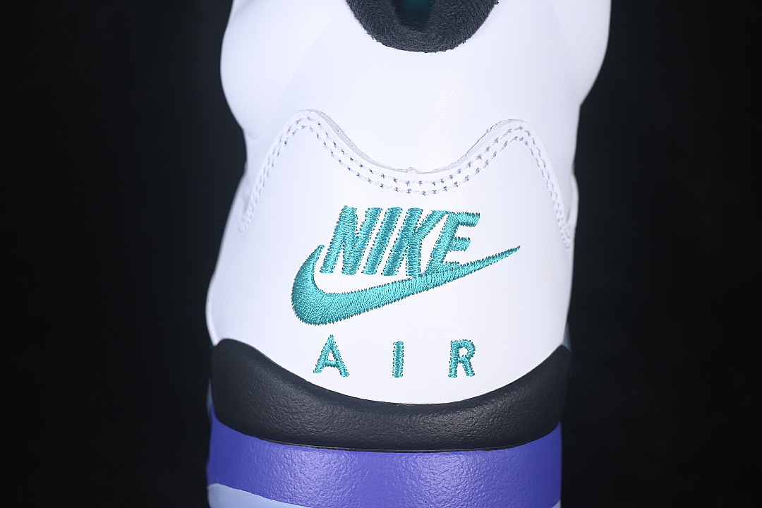 Unbranded [HQ7978-100]-[AIR JORDAN 5 OG AJ5 BASKETBALL SHOES WHITE/PURPLE]-[WOMAN:36-39]-[MAN:40-49] - Image 6