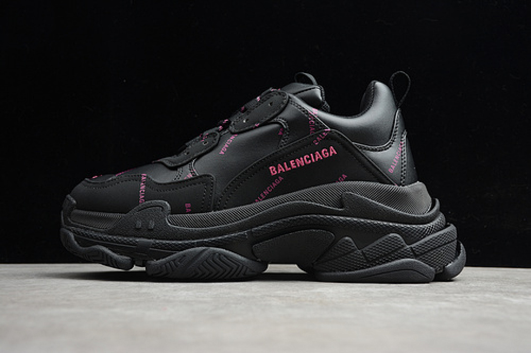Unbranded [TESS.S.GOMMA SNEAKER BLACK/BLACK/PINK]-[WOMAN:35-39]-[MAN:40-45], photo 1