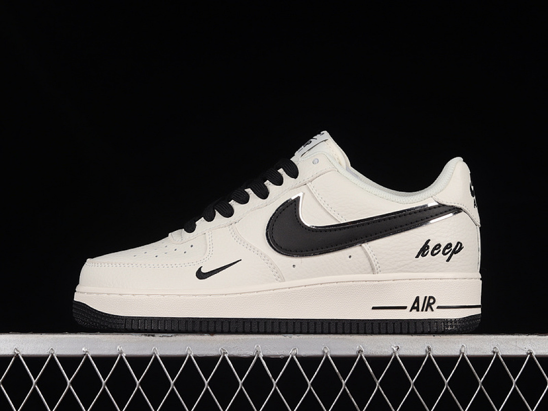 Nike [BM1996-022]-[AIR FORCE 1 LOW 07 KEEP FRESH BEIGE/BEIGE/BLACK]-[WOMAN:36-39]-[MAN:40-45], photo 1
