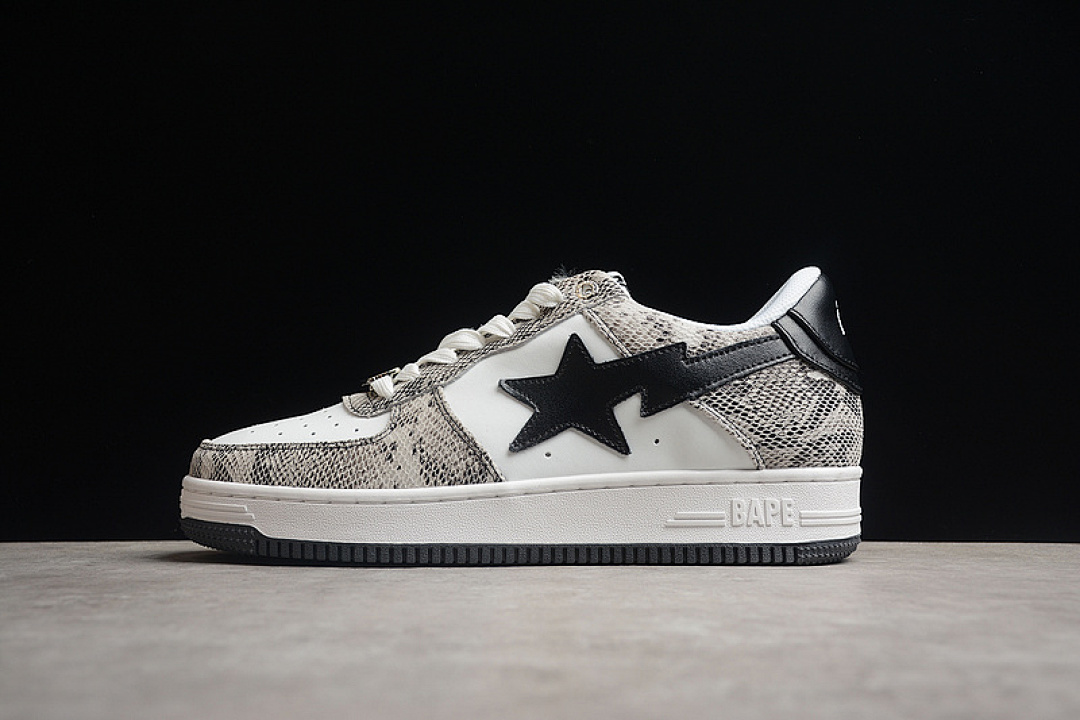 Bape [BAPE STA LOW SERPENTINE WHITE/BLACK/WHITE]-[MAN:39-46], photo 1