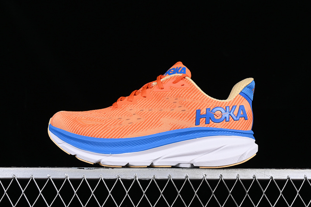 On Running [1132210 VOIM]-[HOKA CLIFTON 9 WIDE WHITE/BLUE/ORANGE]-[MAN:39-45] - Image 2