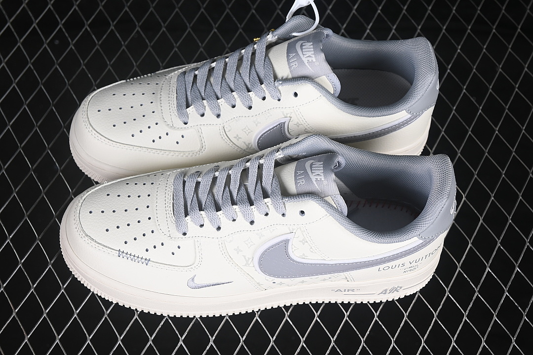 Nike [GS2288-014]-[AIR FORCE 1 07 LOW CASUAL SNEAKERS WHITE/GREY]-[WOMAN:36-39]-[MAN:40-45] - Image 11