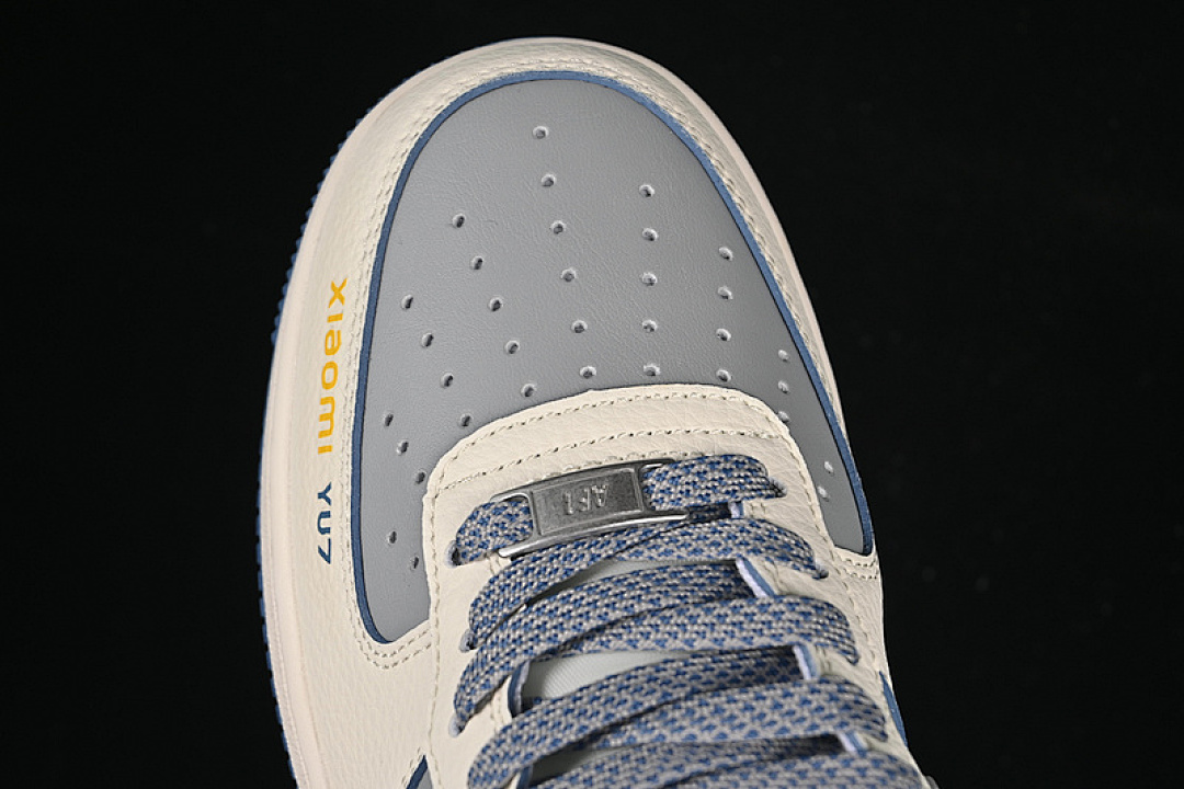 Nike [XX3168-218]-[AIR FORCE 1 07 LOW YU7 WHITE/GREY/BLUE]-[WOMAN:36-39]-[MAN:40-45] - Image 10
