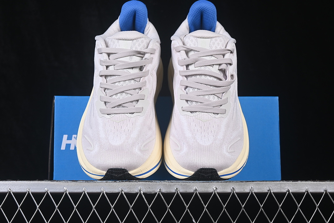On Running [1162030 SCCV]-[ONE ONE CLIFTON 10 BREATHABLE SHOES LIGHT GRAY/BLUE]-[WOMAN:36-39]-[MAN:40-45] - Image 12