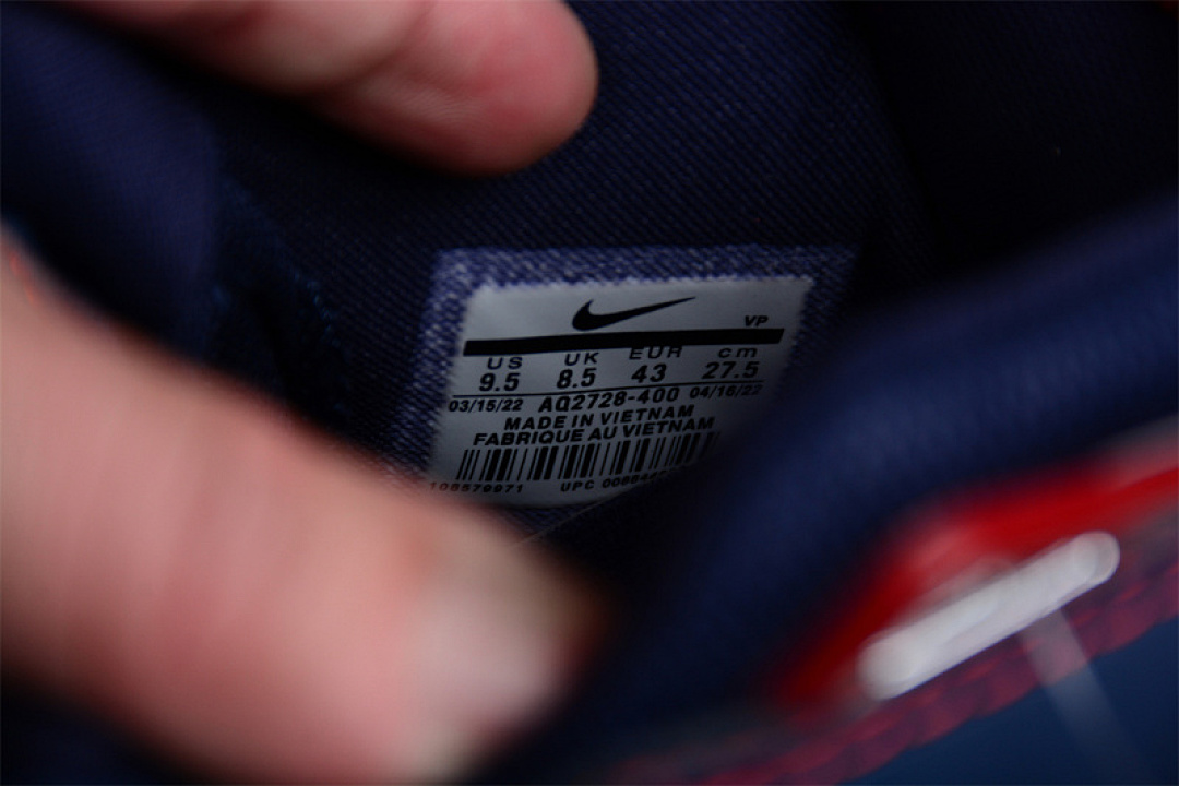Nike [AQ2728-400]-[ZOOM KOBE 1 PROTRO USA MIDNIGHT NAVY/WHITE-VARSITY RED]-[MAN:40-46] - Image 4