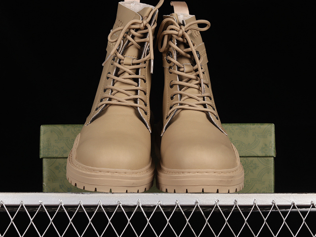 Gucci [JPO605537]-[GU*CCI FASHION TREND MARTIN BOOTS LIGHT BROWN/LIGHT BROWN]-[MAN:39-43] - Image 13